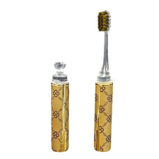 Luxury portable toothbrush soft, Brown